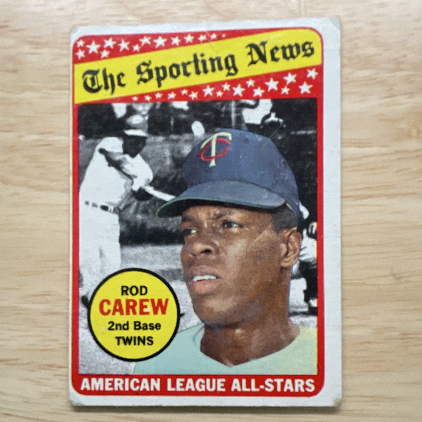 Topps 1969 The Sporting News All Star Selection Rod Carew/Lou Brock #419 Topps 1969 The Sporting News All Star Selection Rod Carew/Lou Brock #419