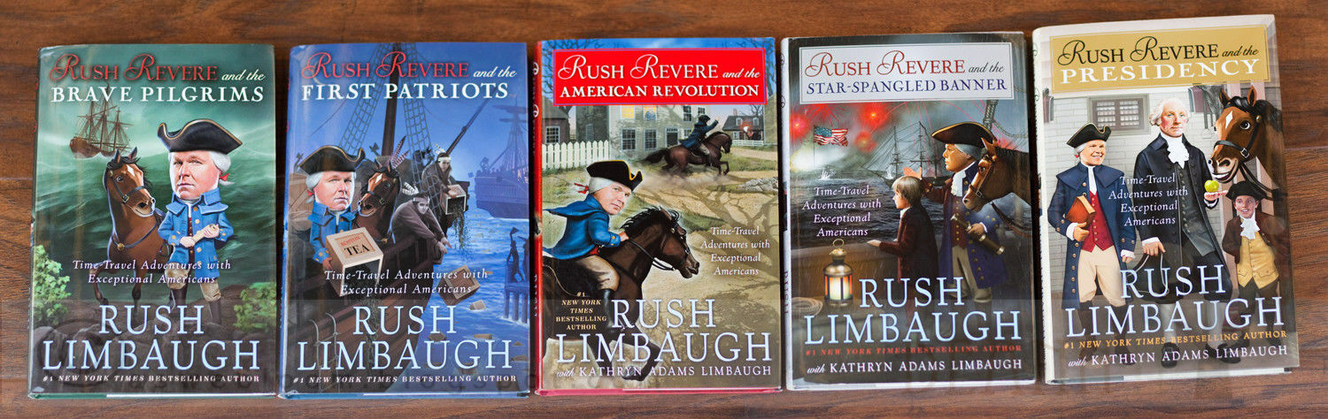 RUSH REVERE 5 HARDCOVER COMPLETE SET LIMBAUGH - BRAND NEW