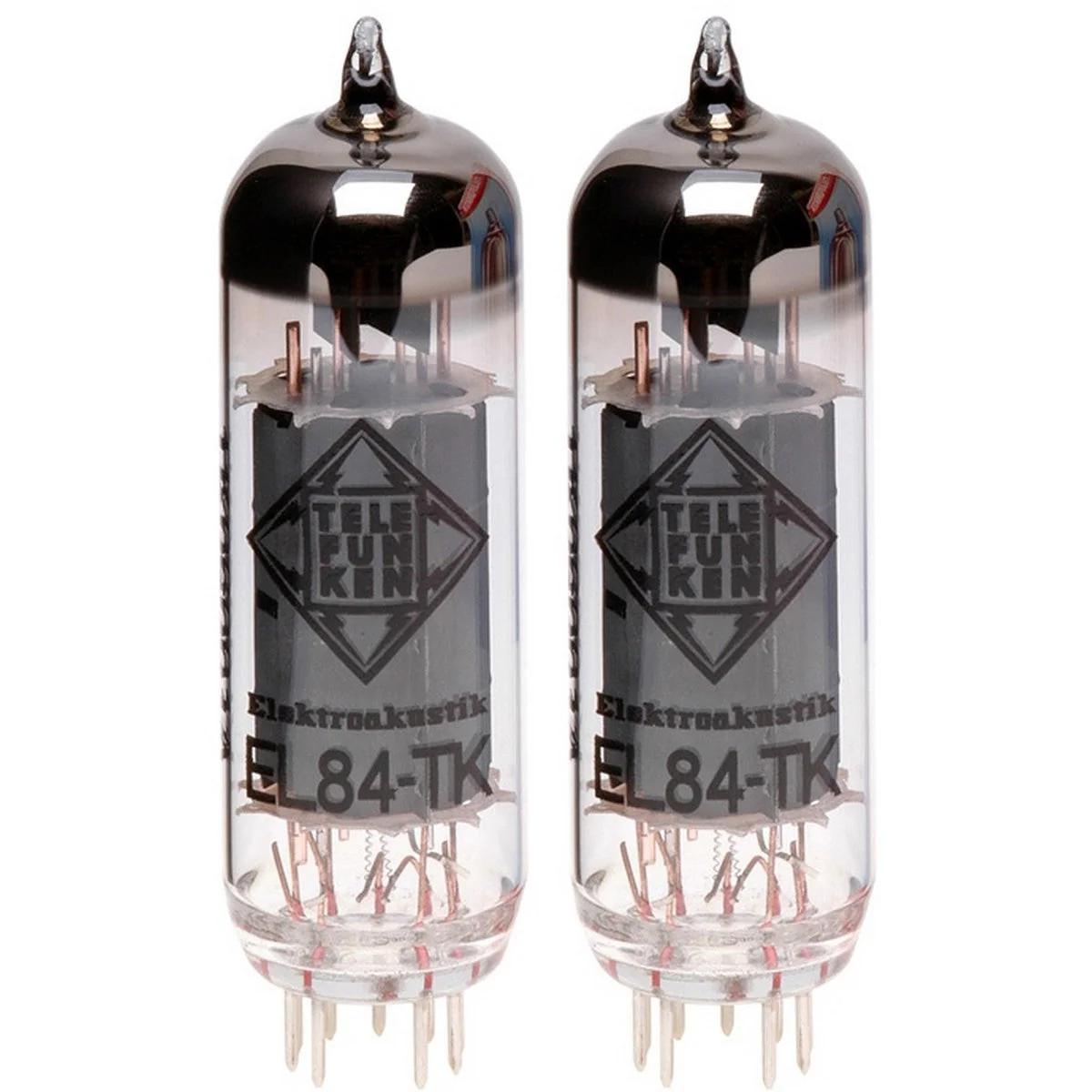 Telefunken EL84-TK Black Diamond Series 9 Pin Matched Pair Vacuum Tubes