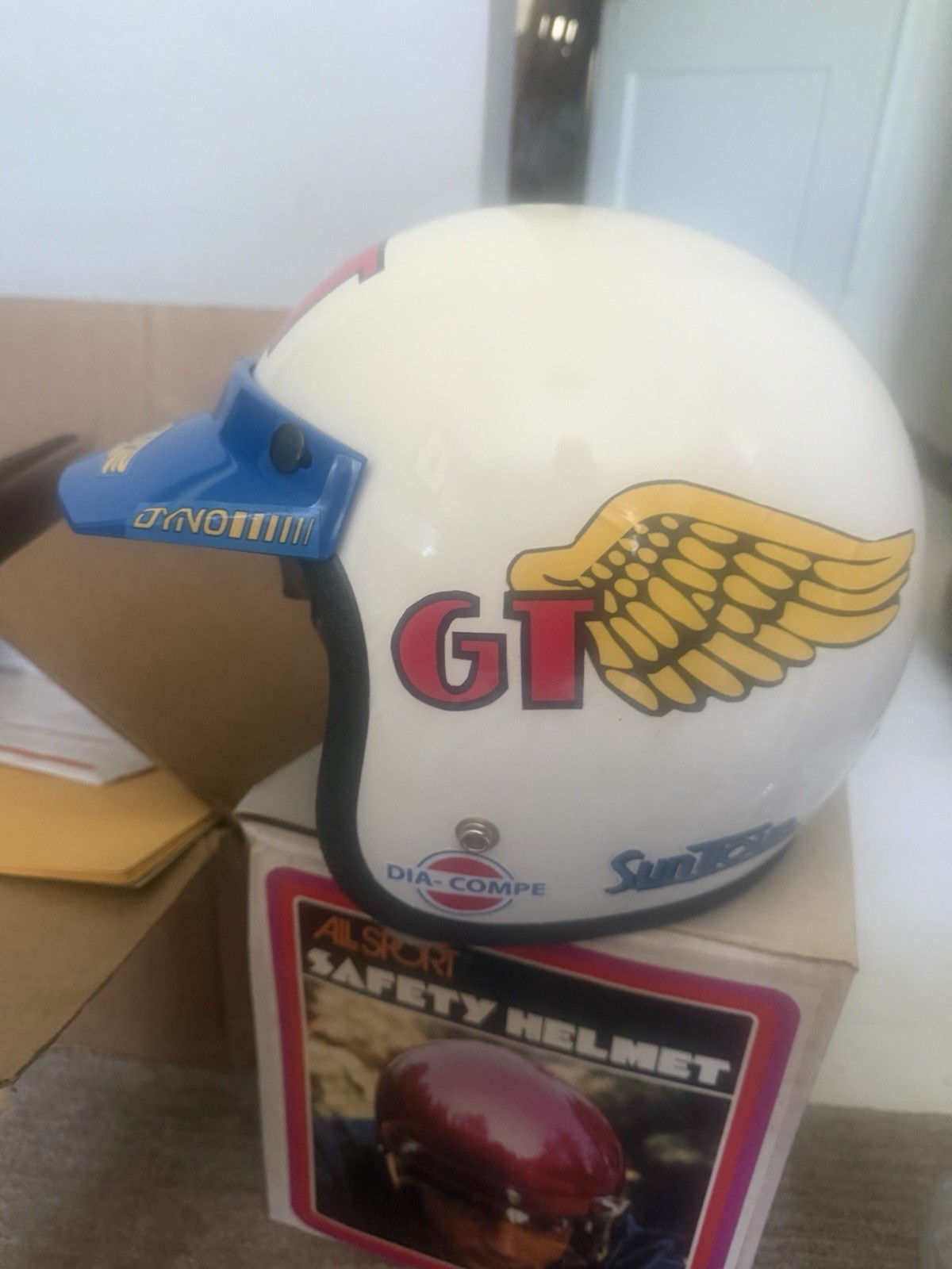 Vintage NOS  ALLSPORT OPEN FACE  BMX MOTO HELMET   - GT BMX