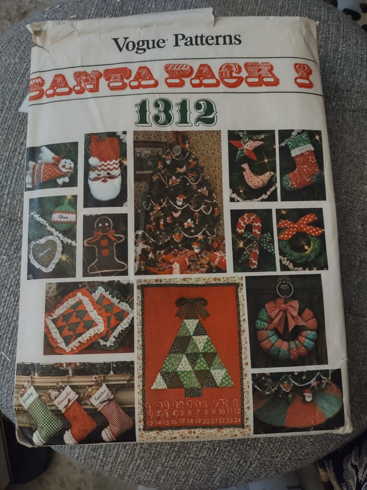Vintage Vogue Santa Pack Patterns COMPLETE SET - Mostly Uncut And FF