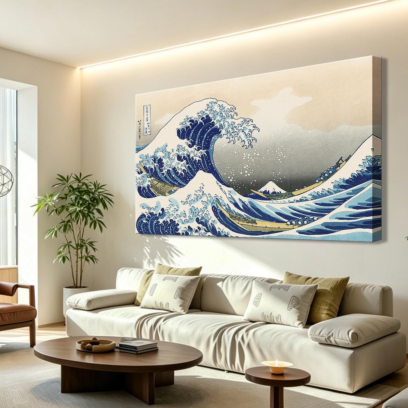 weiyiart The Great Wave off Kanagawa by Katsushika Hoki Classic Art Reproduct...