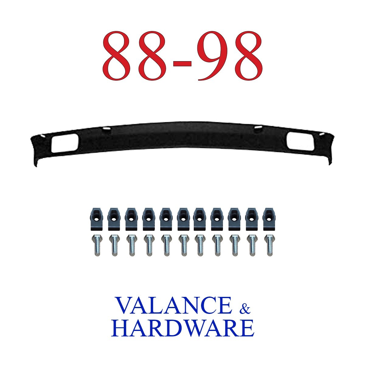 88 98 Chevy GMC Truck Sport Lower Valance W Fog Holes Truck Suburban Tahoe 88 98 Chevy GMC Truck Sport Lower Valance W Fog Holes Truck Suburban Tahoe