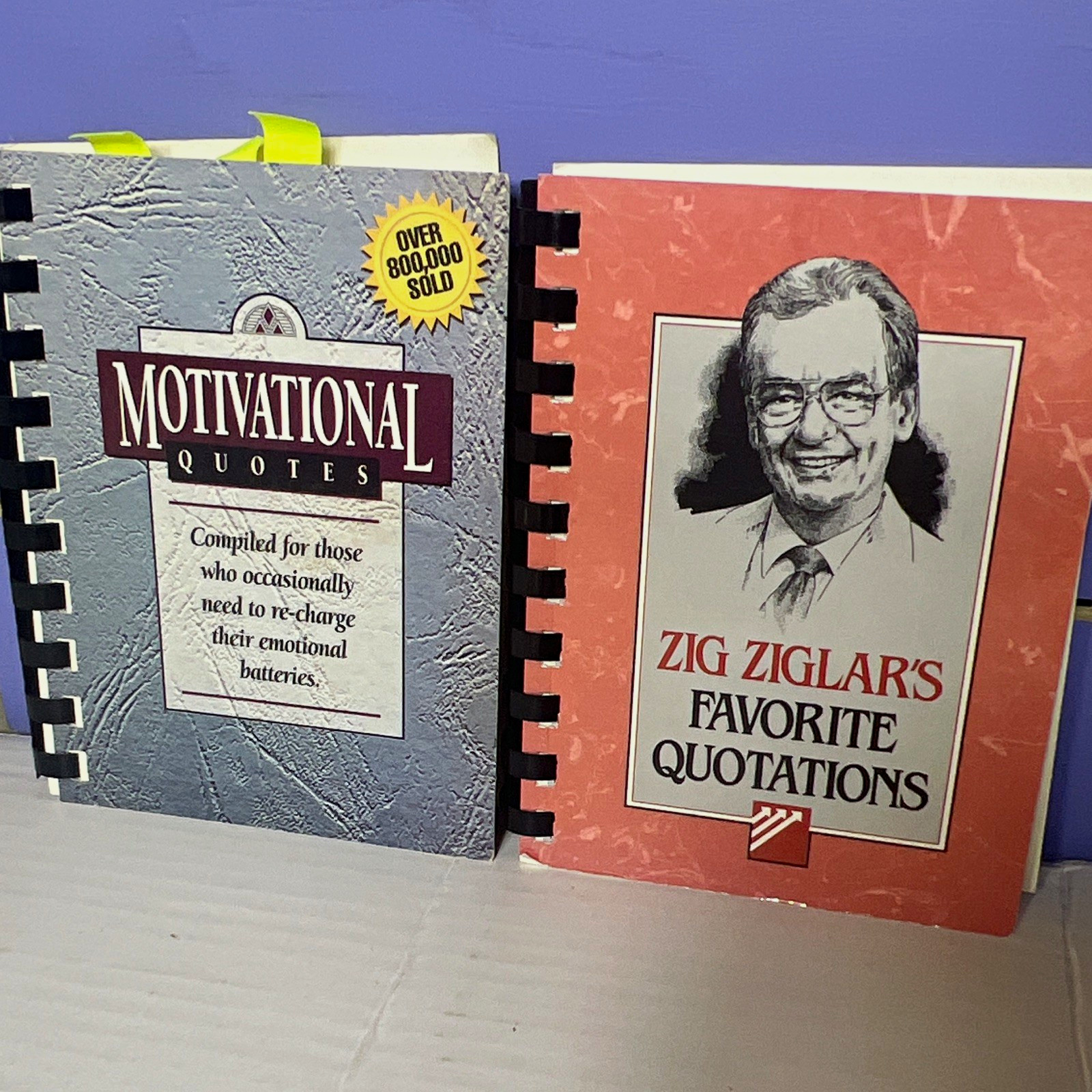 Successories Library Zig Ziglar Motivational Quotes Paperback Spiral Bound