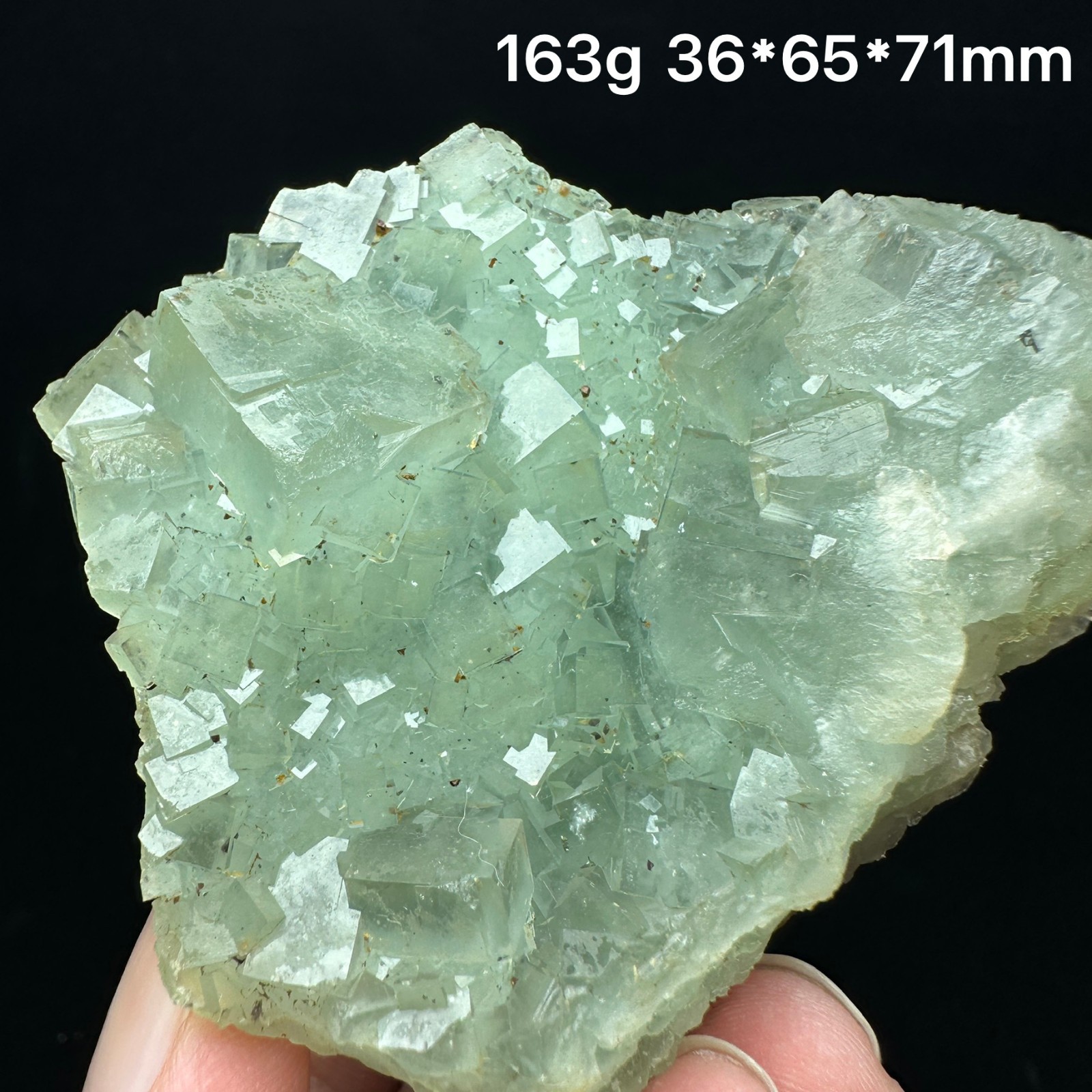 Natural Phantom Fluorite on Matrix Rare green Specimen Raw Mineral Beijing Heal