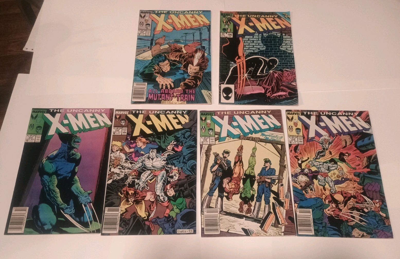 Uncanny X-Men mixed Lot Of 6 Uncanny X-Men mixed Lot Of 6