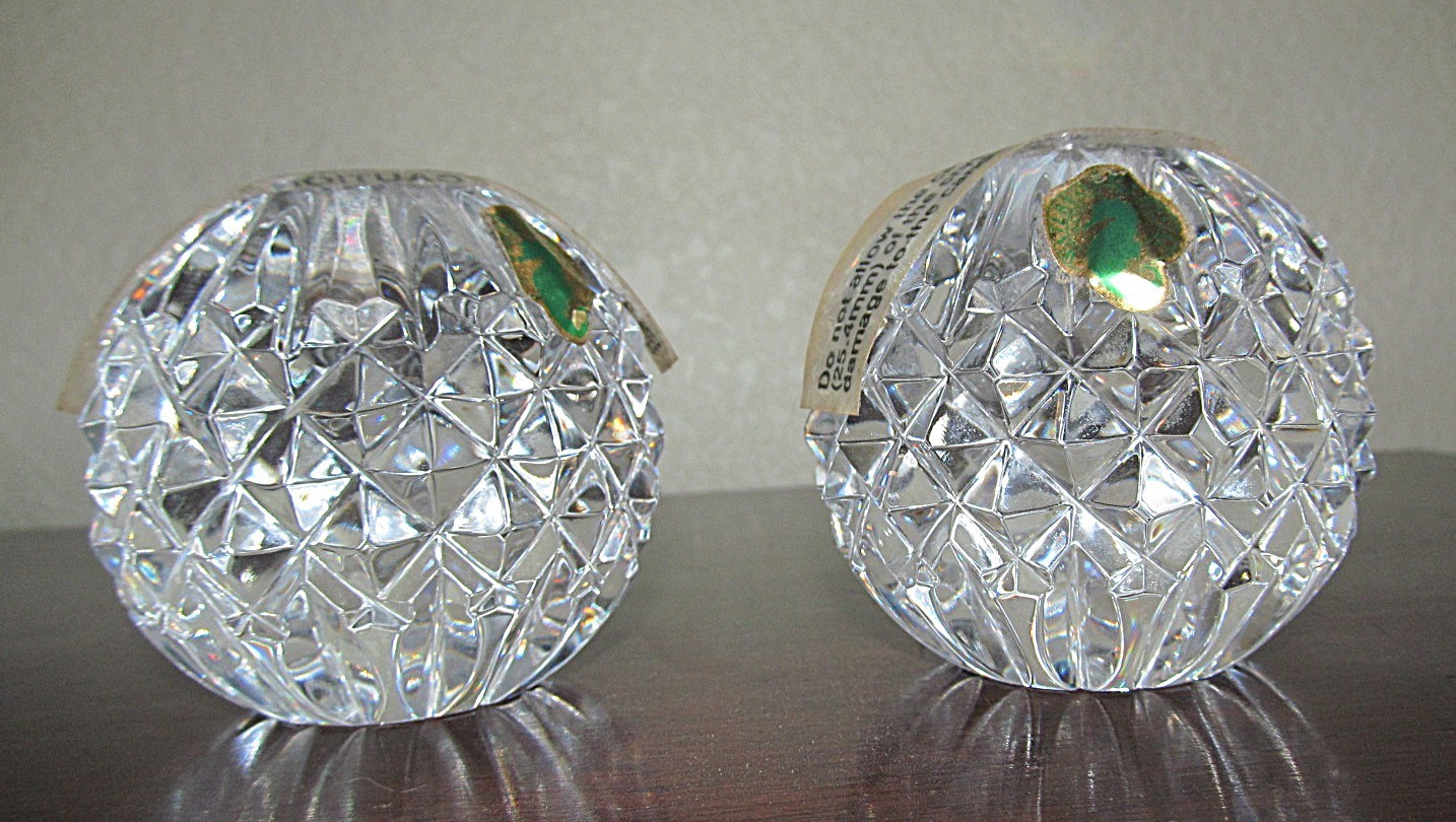 Sparkling Pair Waterford Crystal Lismore 3