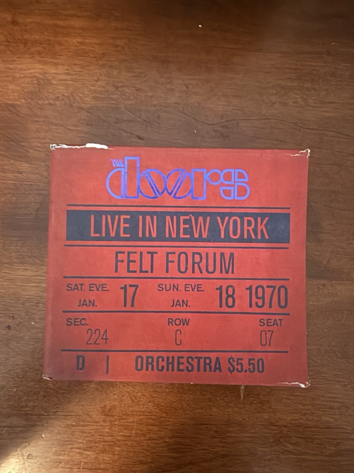 Live in New York by The Doors (CD, Nov-2009, 6 Discs, Rhino (Label)) Live in New York by The Doors (CD, Nov-2009, 6 Discs, Rhino (Label))