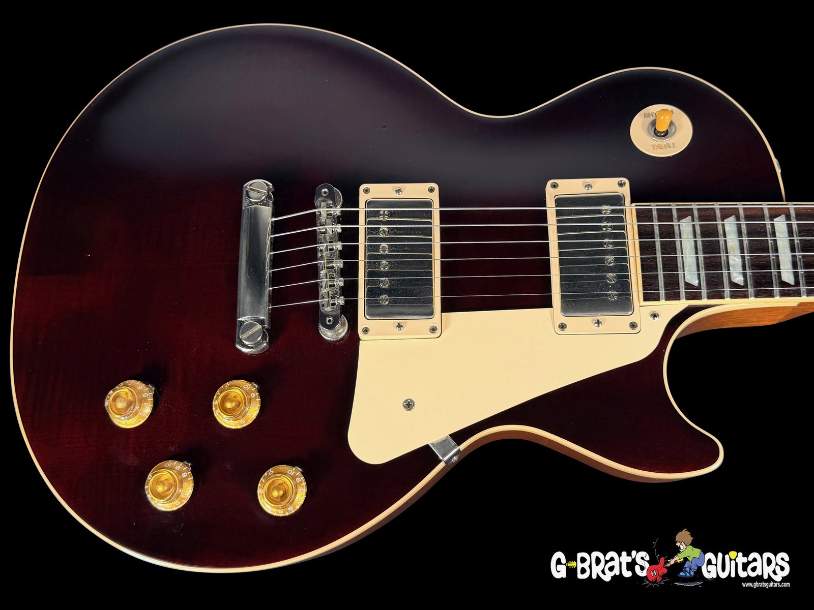 2023 GIBSON LES PAUL STANDARD ‘50s FLAME TOP ~ TRANSLUCENT OXBLOOD