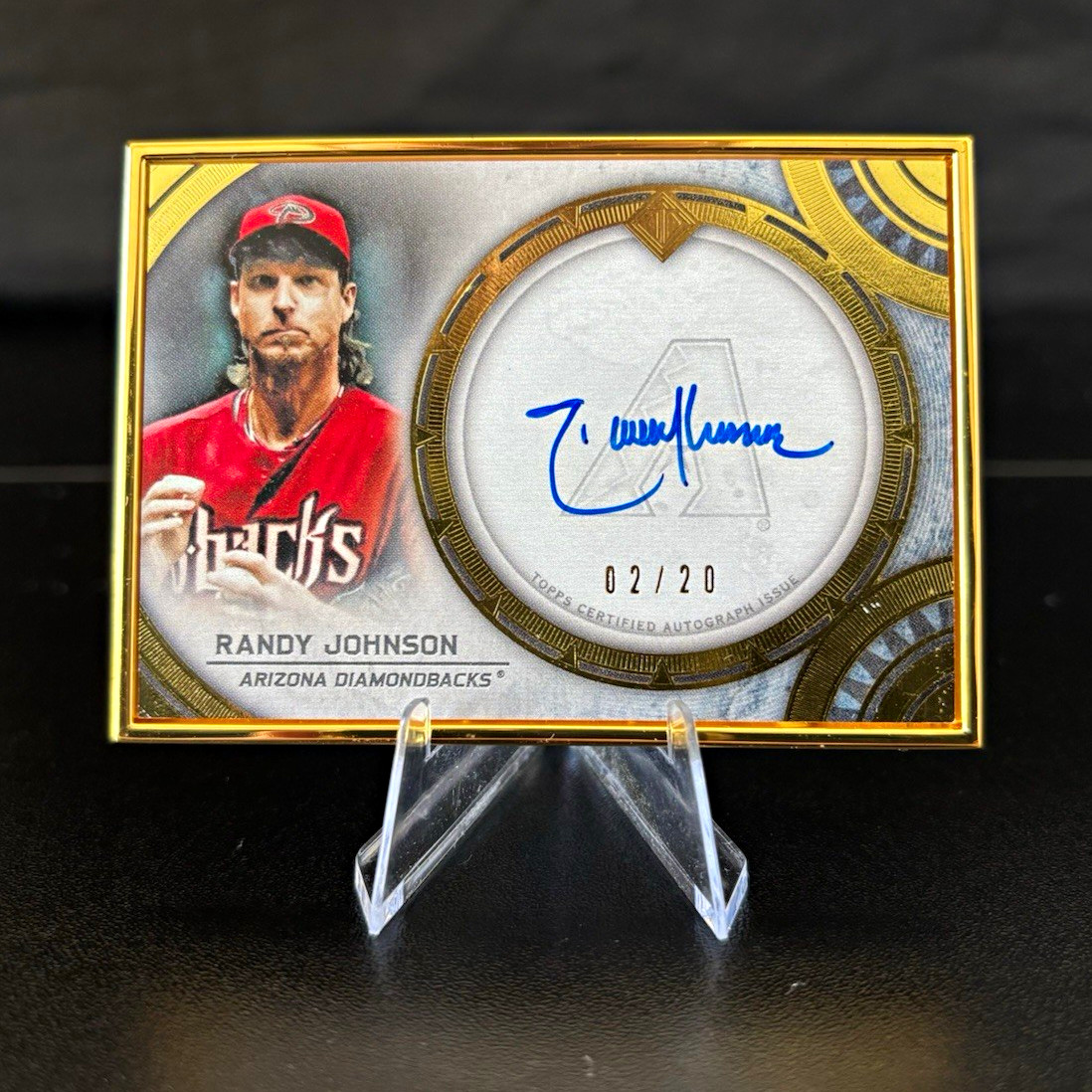 Topps Transcendent 2022 Randy Johnson Image Variation Auto /20 TCVA-RJO DBacks Topps Transcendent 2022 Randy Johnson Image Variation Auto /20 TCVA-RJO DBacks