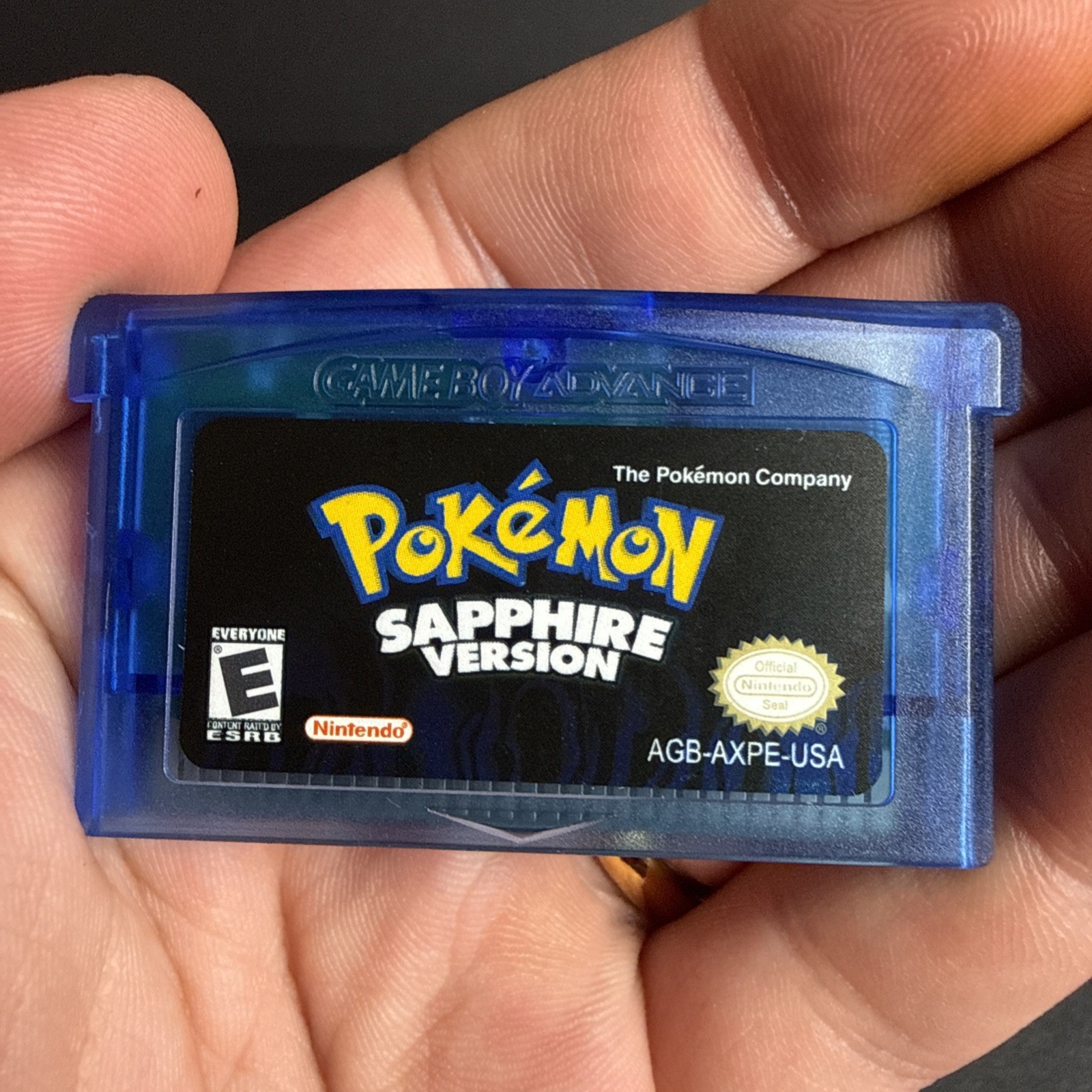 Nintendo Pokémon: Sapphire Version Nintendo Game Boy Advance GBA NTSC-U/C E Nintendo Pokémon: Sapphire Version Nintendo Game Boy Advance GBA NTSC-U/C E