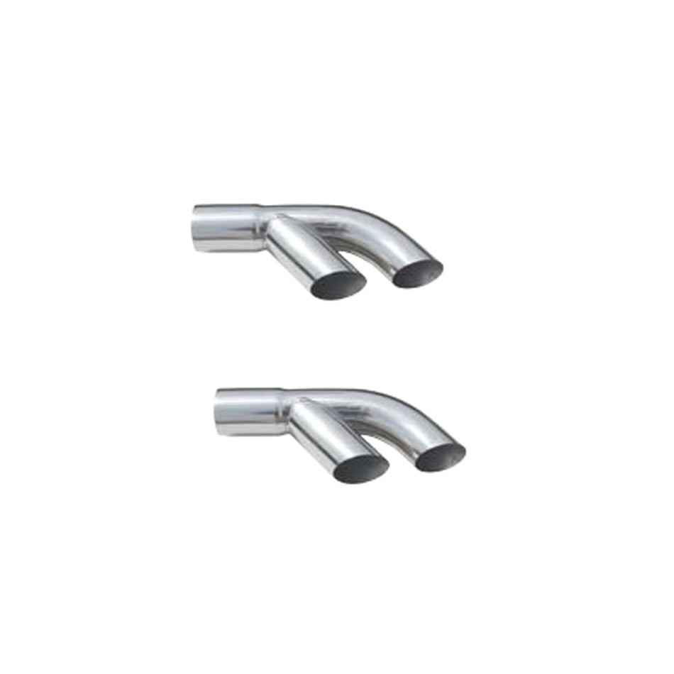 Pypes EVT13 Exhaust Tip - Trans AM Splitters - Slip-On - 3 in Inlet - Dual 3 in