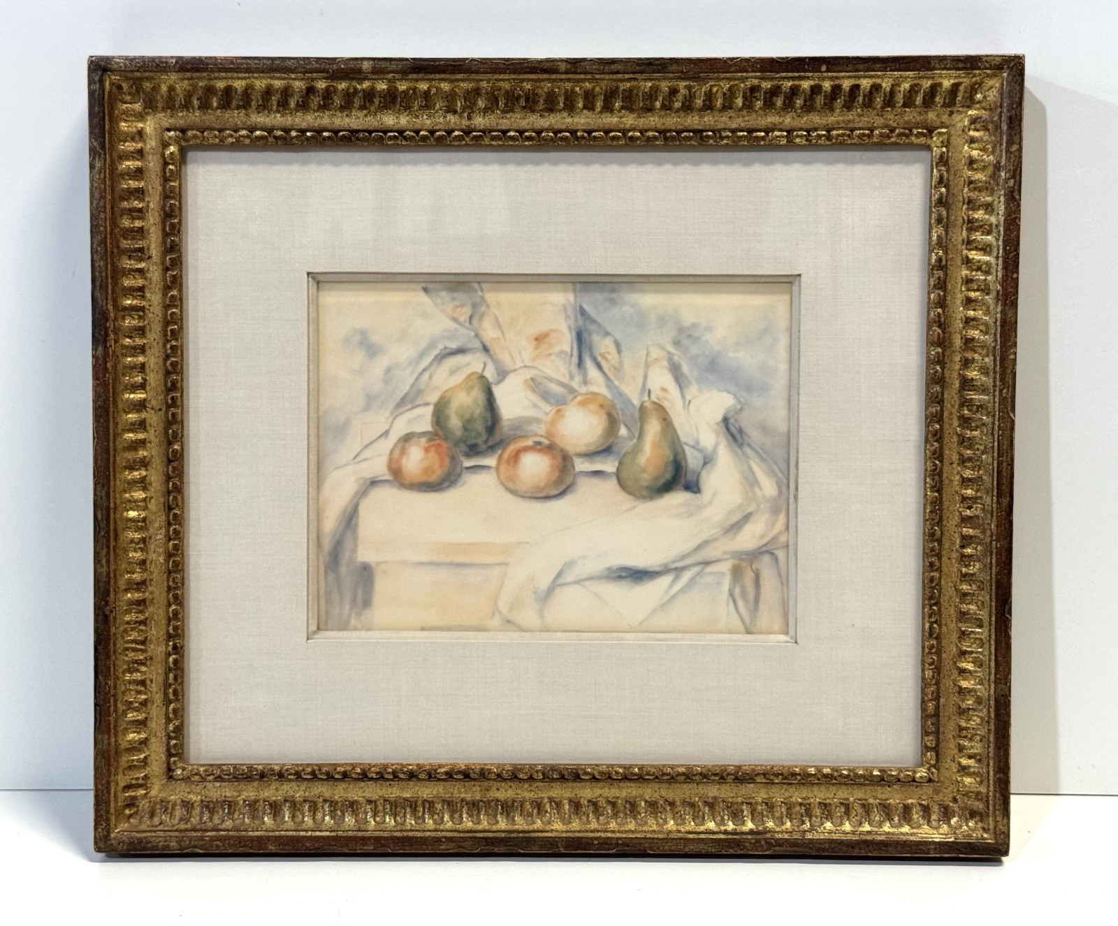 Vintage Paul Cézanne Still Life Pears & Apples Shorewood Publishers Framed Print Vintage Paul Cézanne Still Life Pears & Apples Shorewood Publishers Framed Print