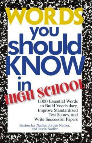 Words You Should Know In High School: 1000 Essential Words To Build  - VERY GOOD