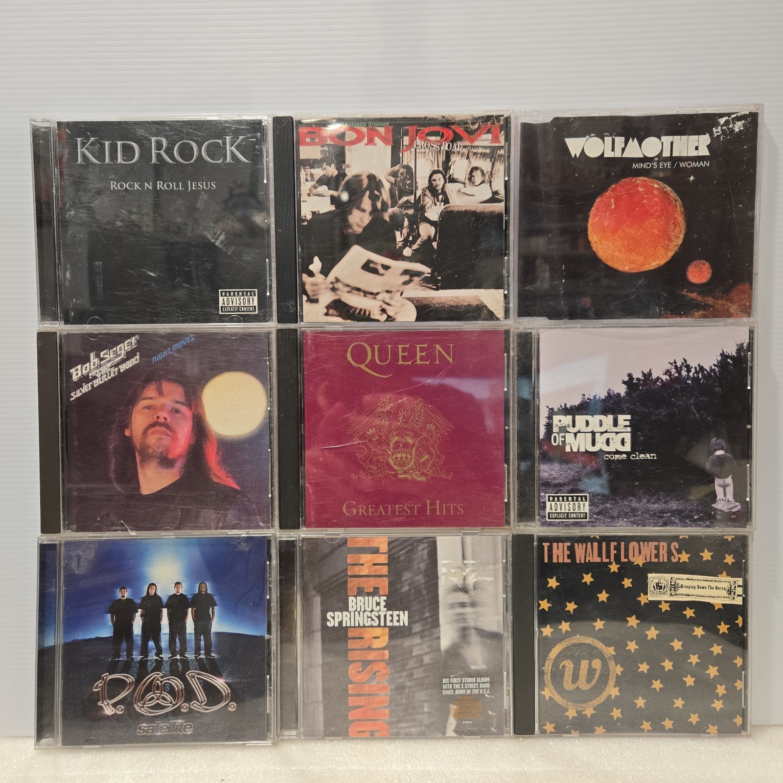 ROCK, HARD ROCK, CLASSIC ROCK - 9 CD LOT - SEE TITLES IN DESCRIPTION - CD19RL1