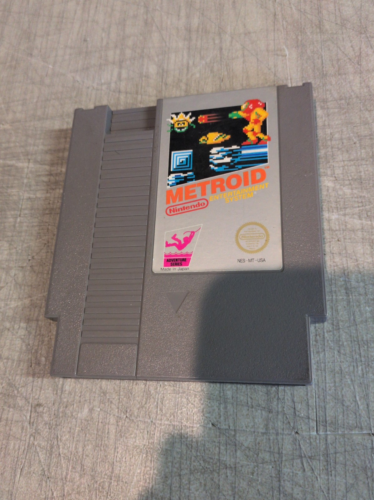 Metroid Original NES Nintendo Video Game Cartridge 1985 Tested Works Clean