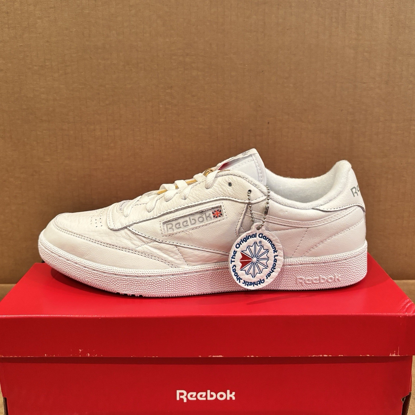 Men’s Reebok Club C 85 White Shoes Fashion Sneakers 100000154