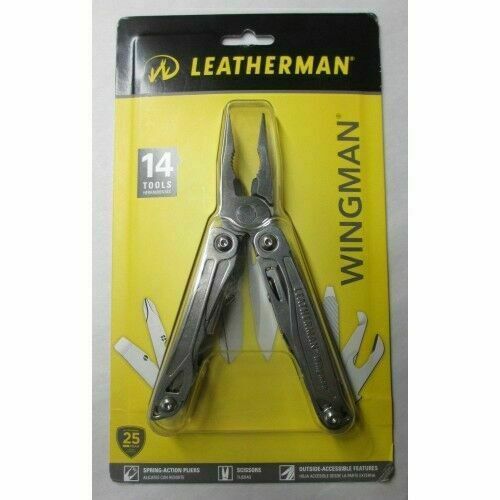 Leatherman Wingman 14 Tools Multi-Tool - Stainless Steel  831425
