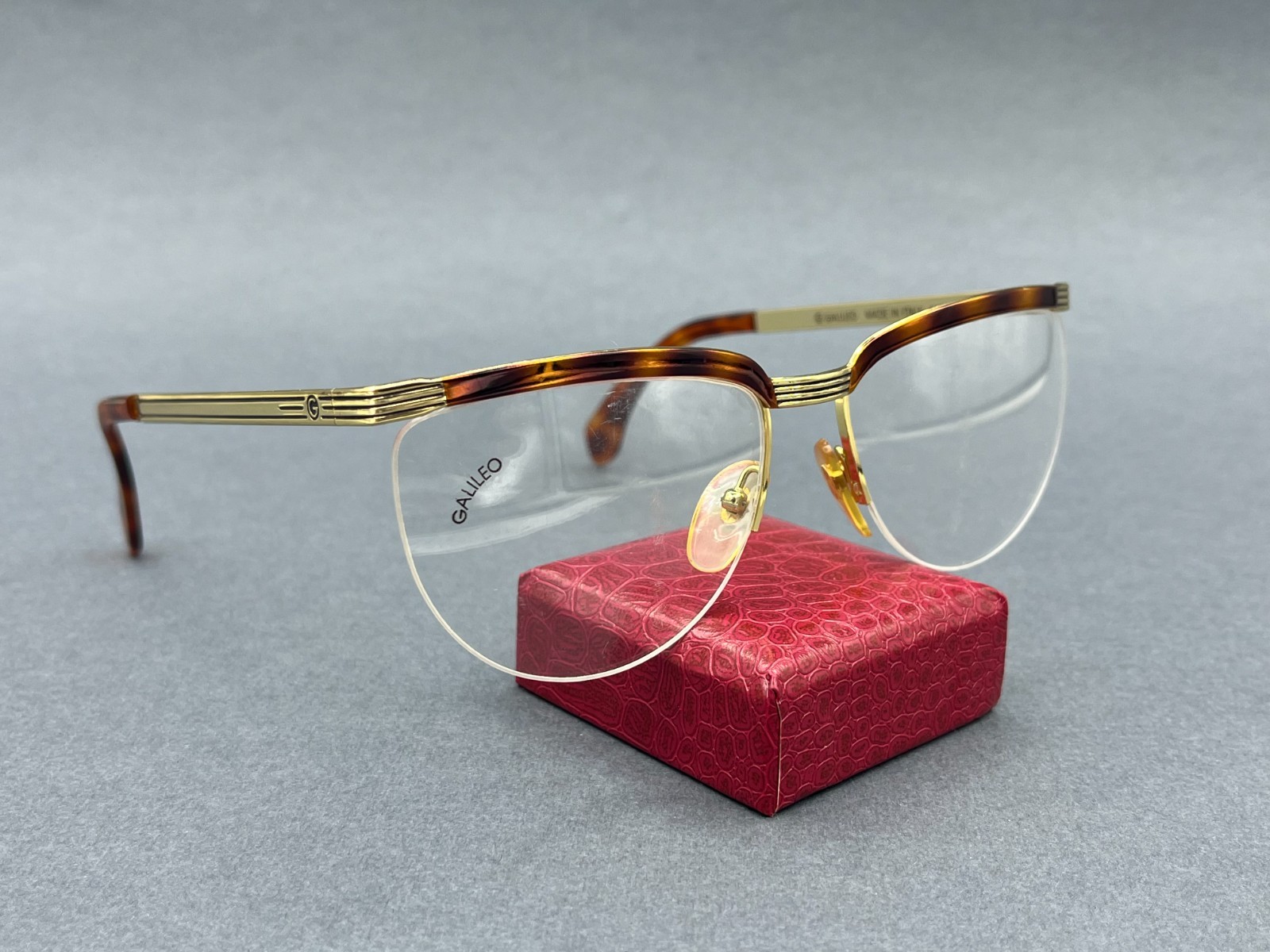 NOS GALILEO SHINE 06/N Women’s Vintage Eyeglasses Frame Made in Italy