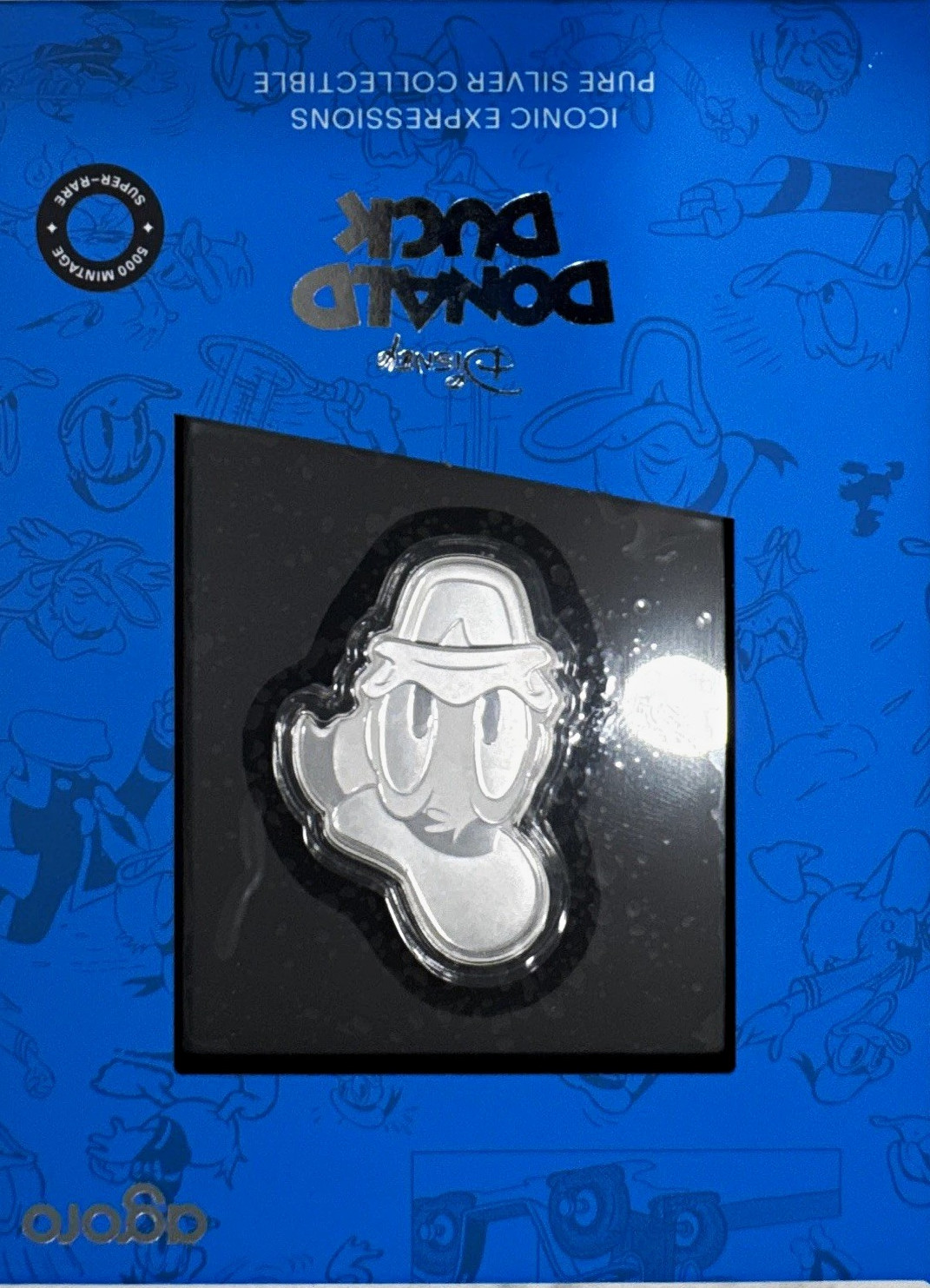 Agoro Disney Donald Duck Iconic Expressions Pure Silver Collectible Coin 2026 Agoro Disney Donald Duck Iconic Expressions Pure Silver Collectible Coin 2026