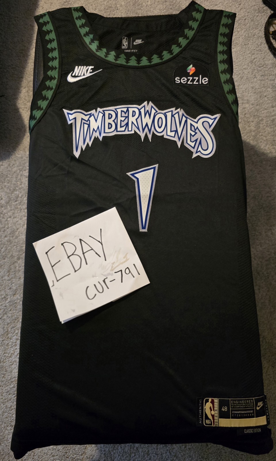 Lamelo Ball Minnesota Timberwolves 25/26 Classic Edition Jersey Sz 48 L NWOT