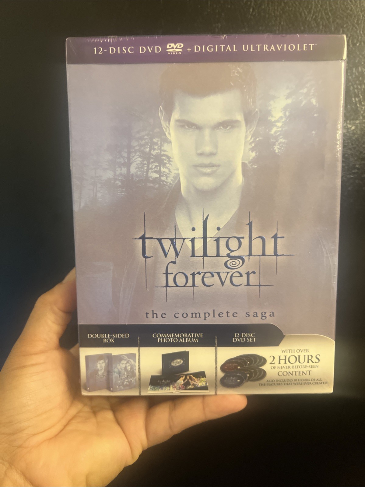 Twilight Forever: The Complete Saga (DVD, 2013, 12-Disc Set) *Jacob Cover*