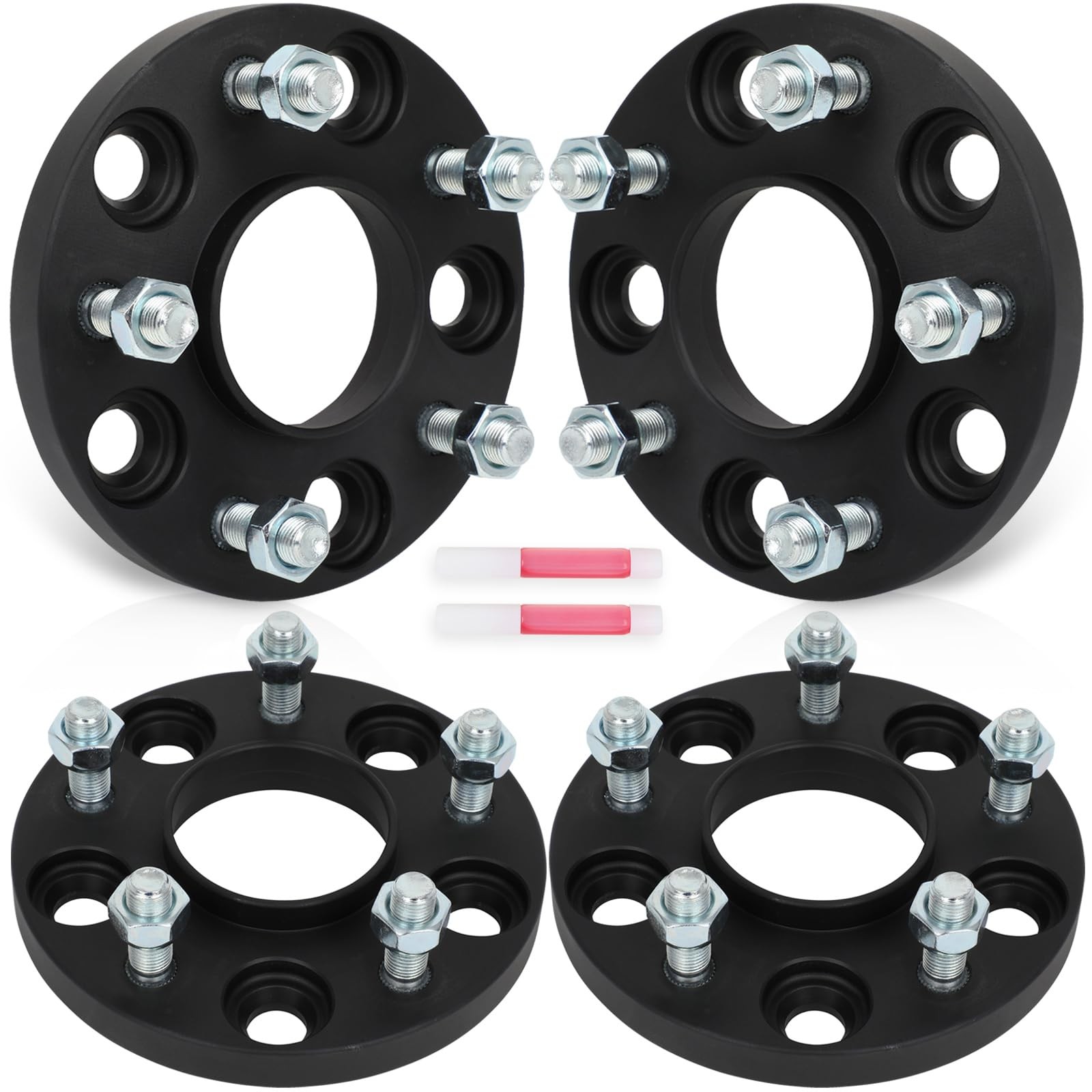 4Pcs 5x4.5 Wheel Spacers 15mm 66.1mm 12x1.25 for Nissan Sentra Rogue