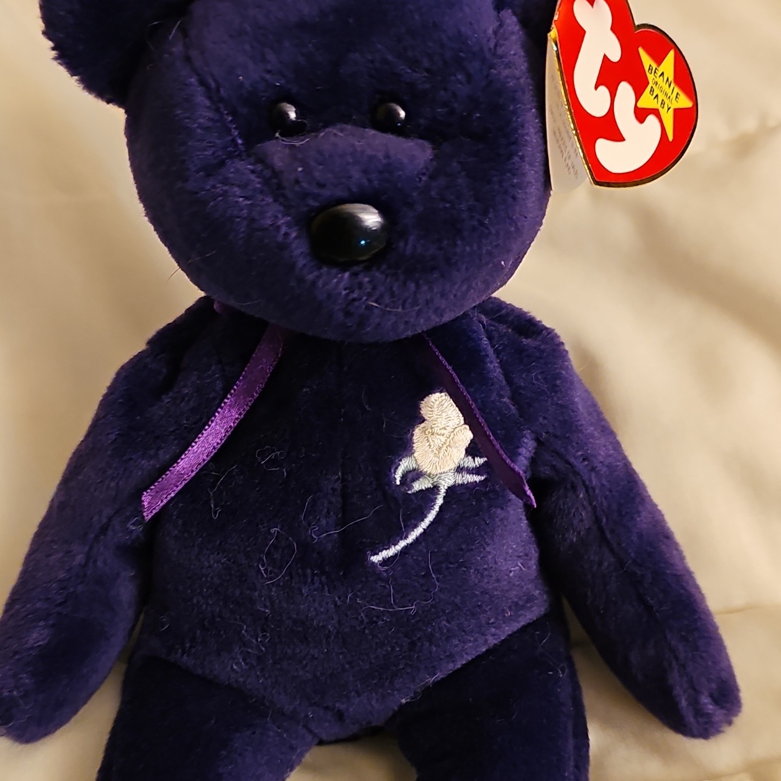 EXTREMELY RARE Ty Beanie Baby, Princess Diana Mint. **Errors Read Description.