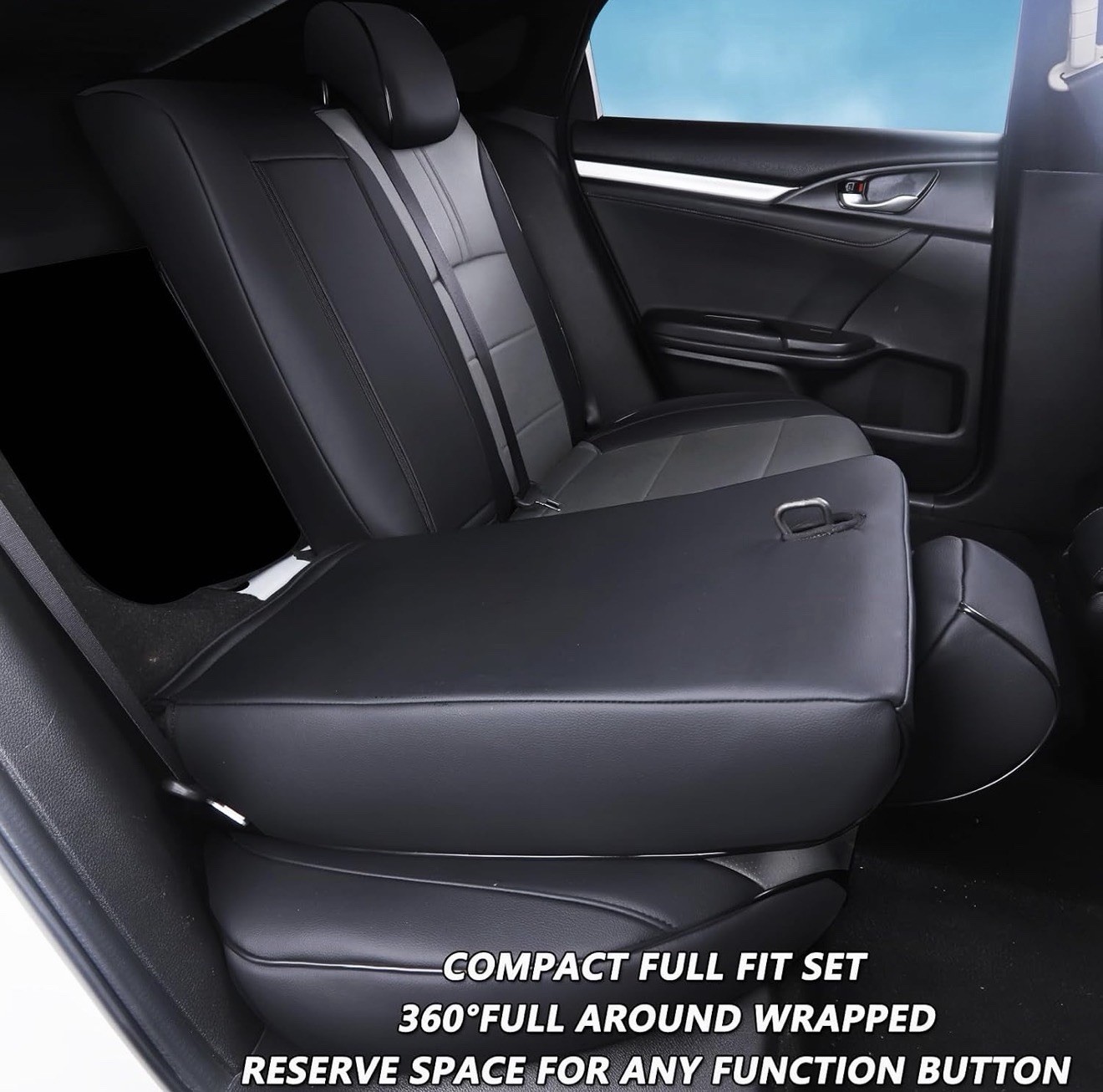 HKZ Custom Fit Civic Seat Covers for Honda Civic Sedan 2016 -2021