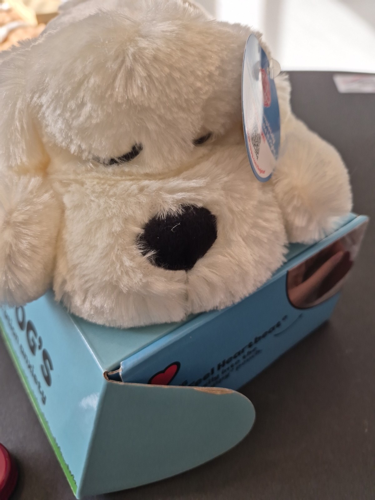Snuggle Puppy Junior Anxiety Solution Plush Toy S w/ Real-Feel Heartbeat