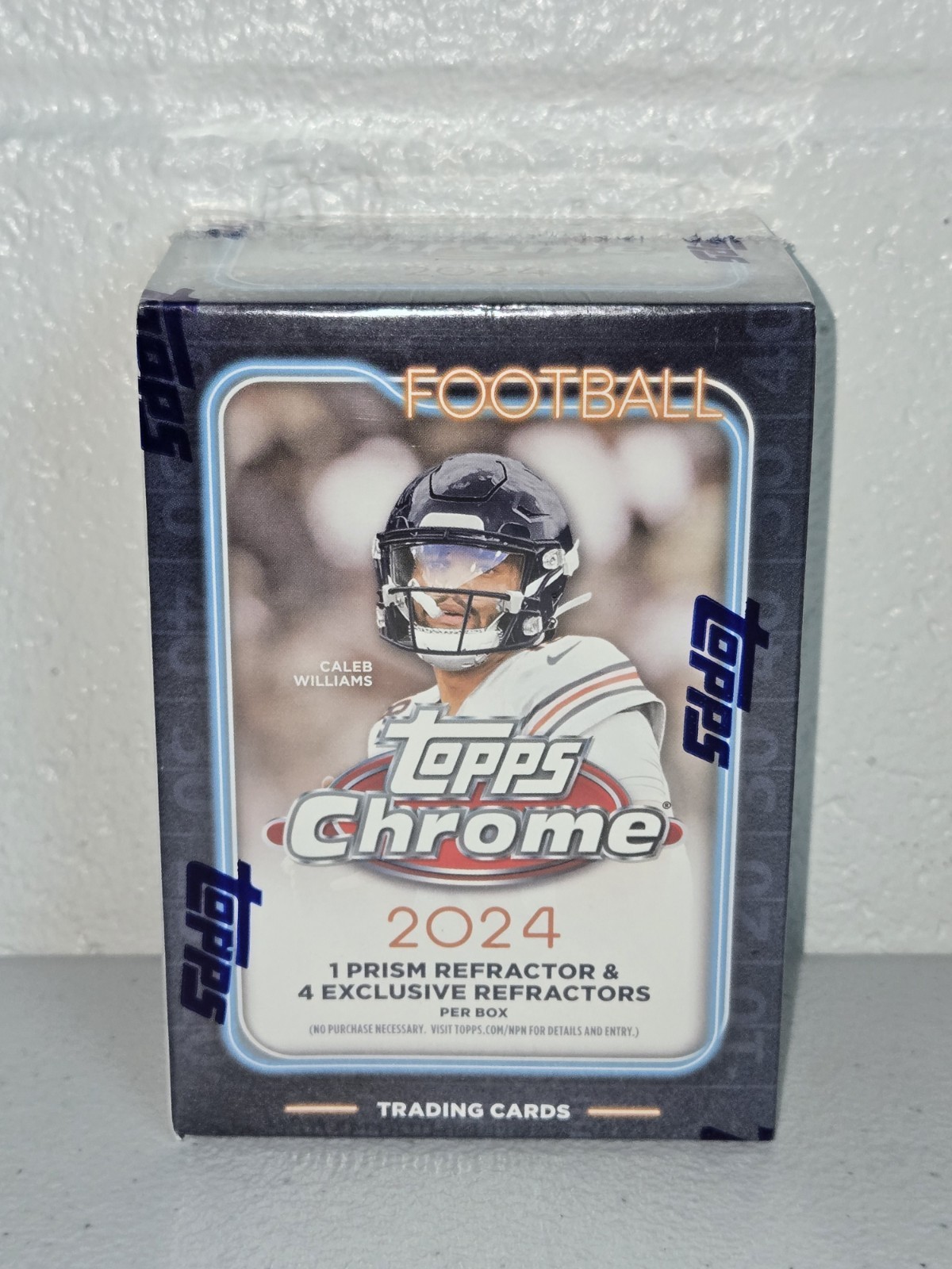 New & Sealed 2024 Topps Chrome Football Cards Blaster Box - NIB