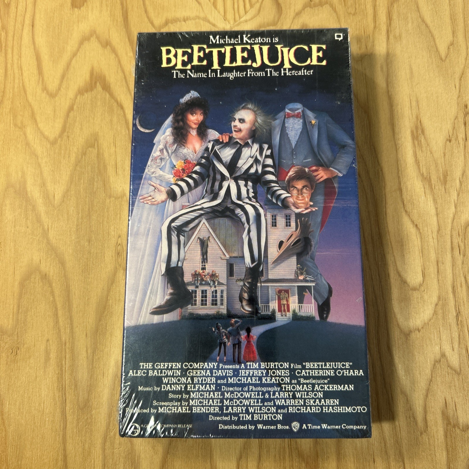 SEALED Beetlejuice 1988 VHS Michael Keaton Comedy Film 1991 SEALED Beetlejuice 1988 VHS Michael Keaton Comedy Film 1991