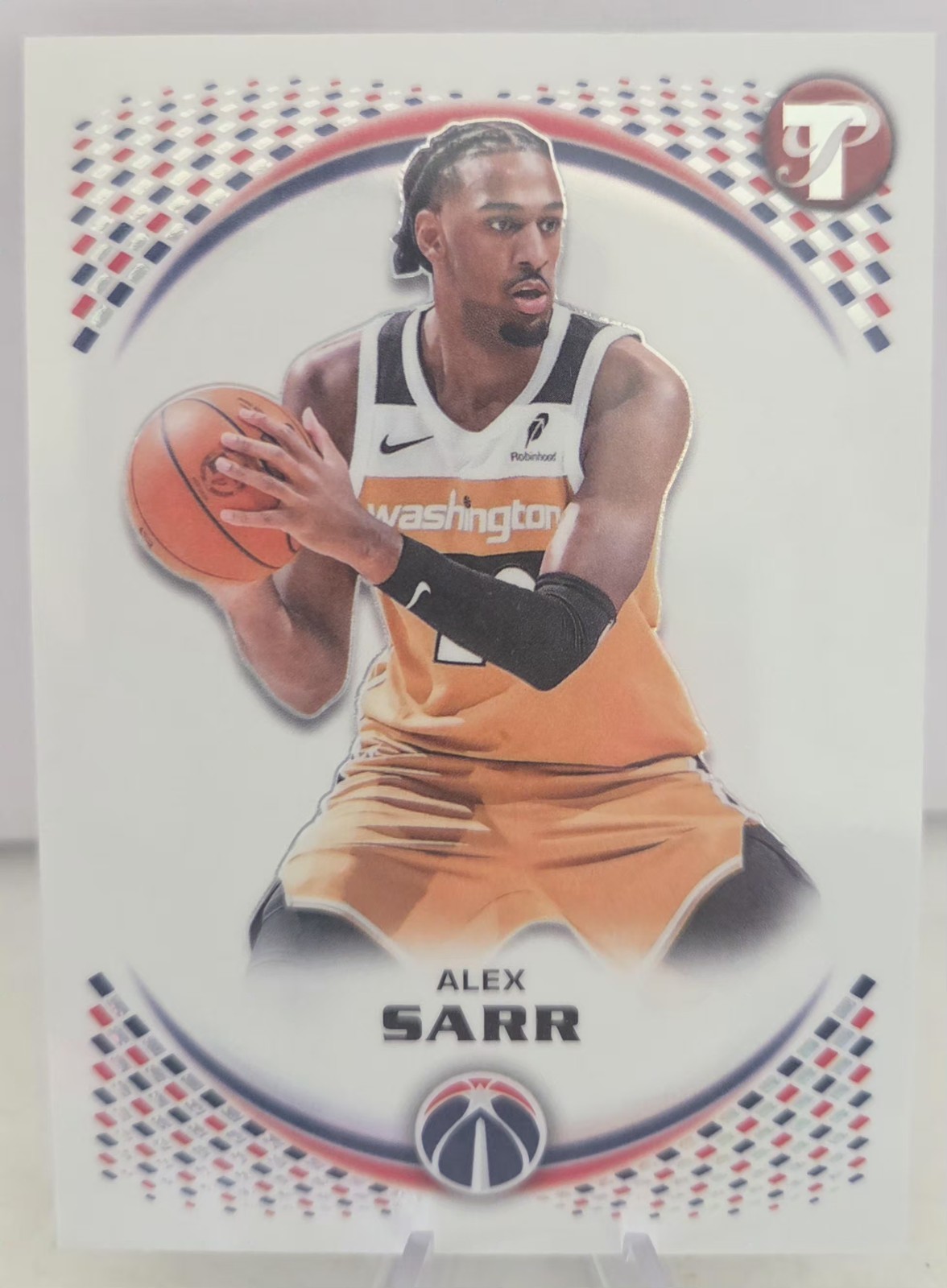  2025-26 Topps Pristine Alex Sarr Refractor #88 Washington Wizards Clean