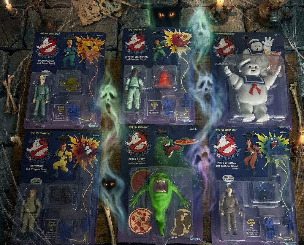 The Real Ghostbusters Kenner Classics 2020 Full Set 6 Lot WHO YOU GONNA CALL MOC