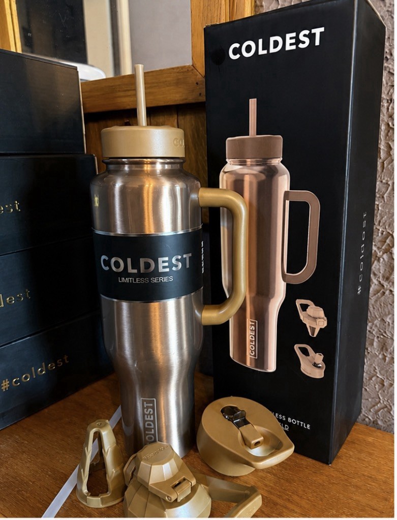 Coldest Tumbler Asgard Gold **SHARK TANK** 46oz Brand New In Box. ***RARE***