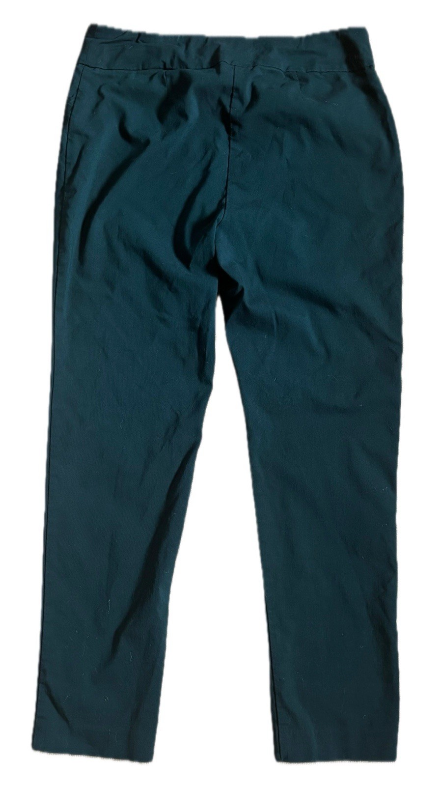 Chicos Fabulously Slimming Hunter Green Skinny Pants Sz 1.5 Short Fits Large XL