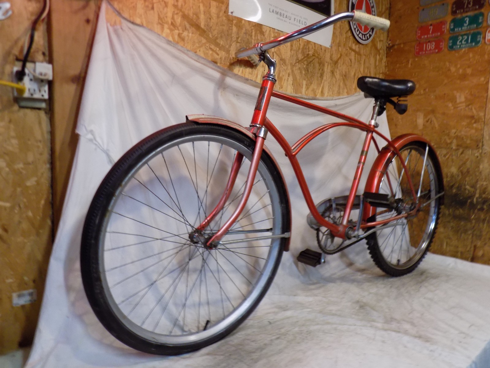 1960s ROSS 5-BAR RAT ROD CRUISER BICYCLE PREWAR ELGIN HEADBADGE MONARK ROLLFAST