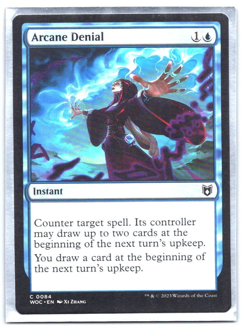 Arcane Denial #84 Commander: Wilds of Eldraine Magic: The Gathering MTG - NM