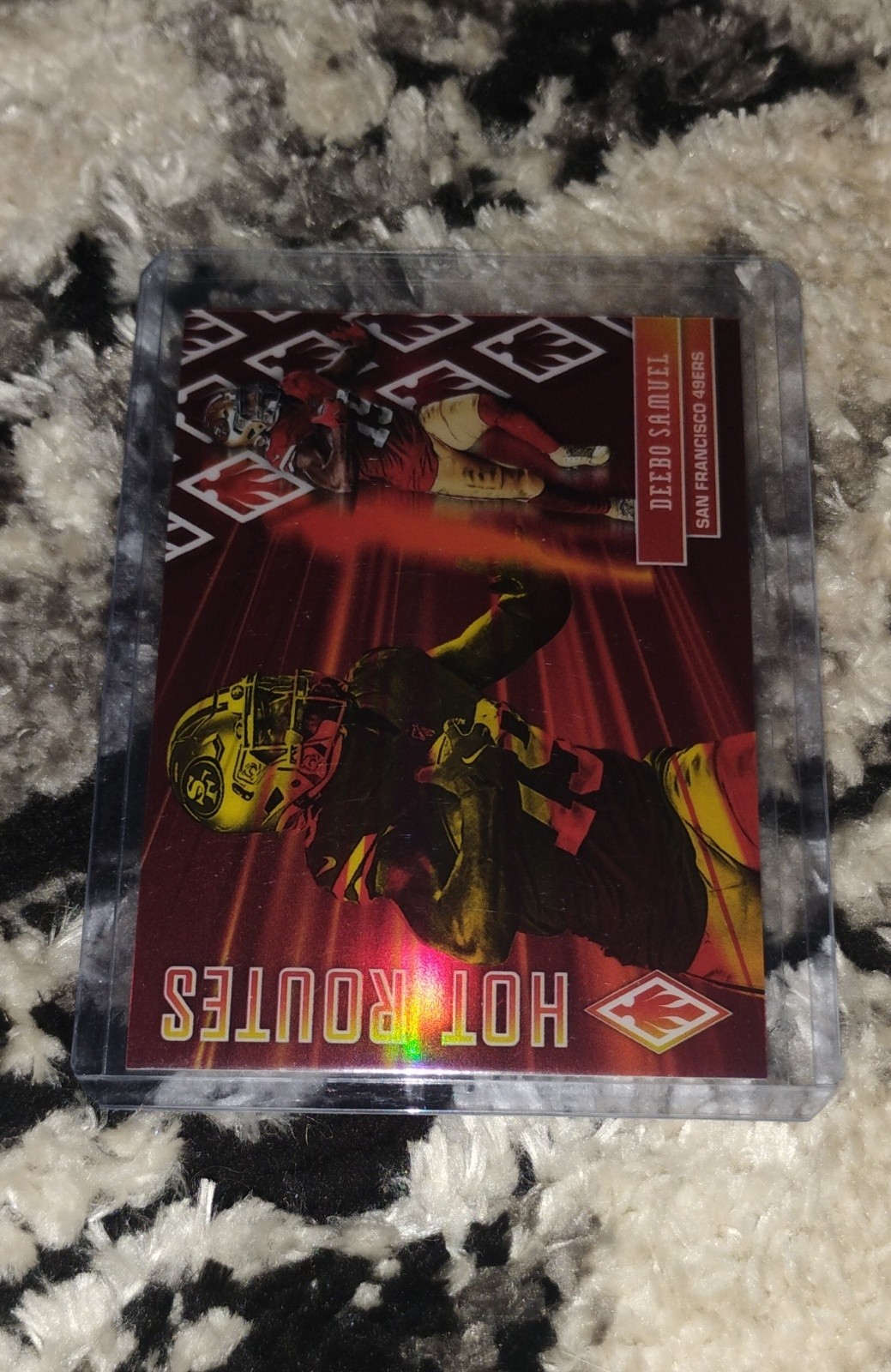 2020 Panini Phoenix - Hot Routes Deebo Samuel #1 Red /299