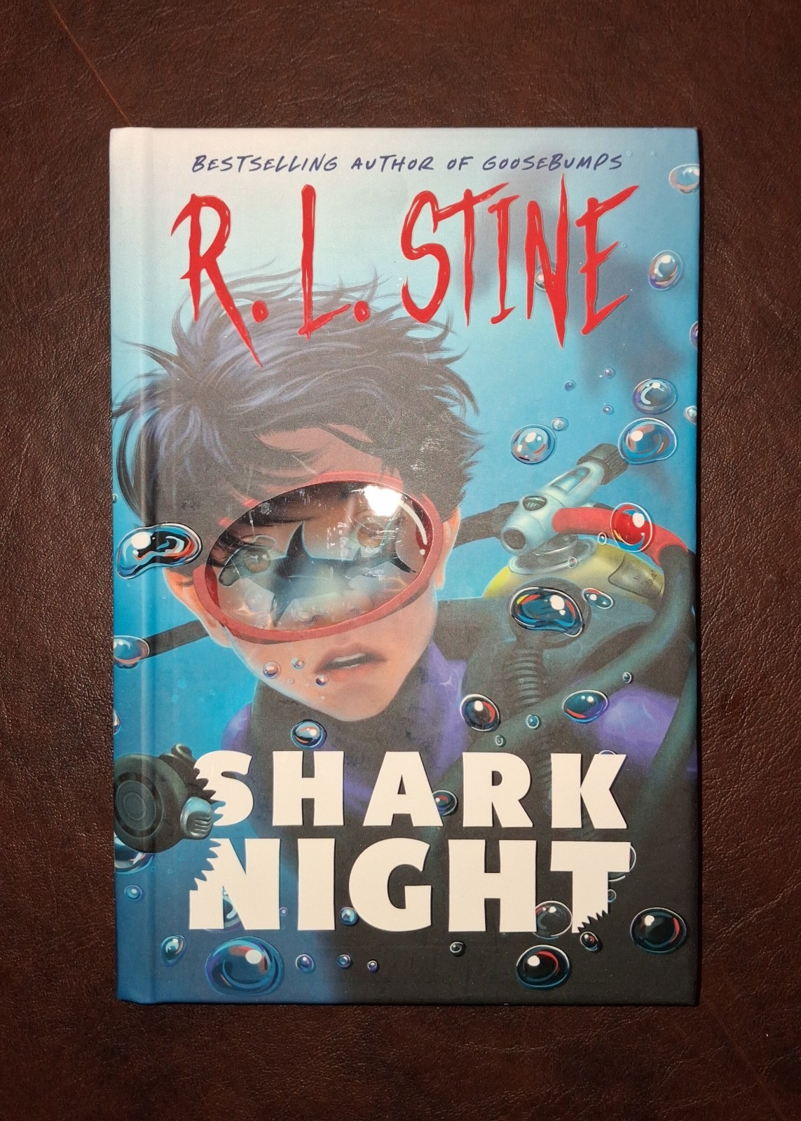 SIGNED R. L. Stine Autographed Book - Shark Night (1st/1st, HC, 2024, Brand New)