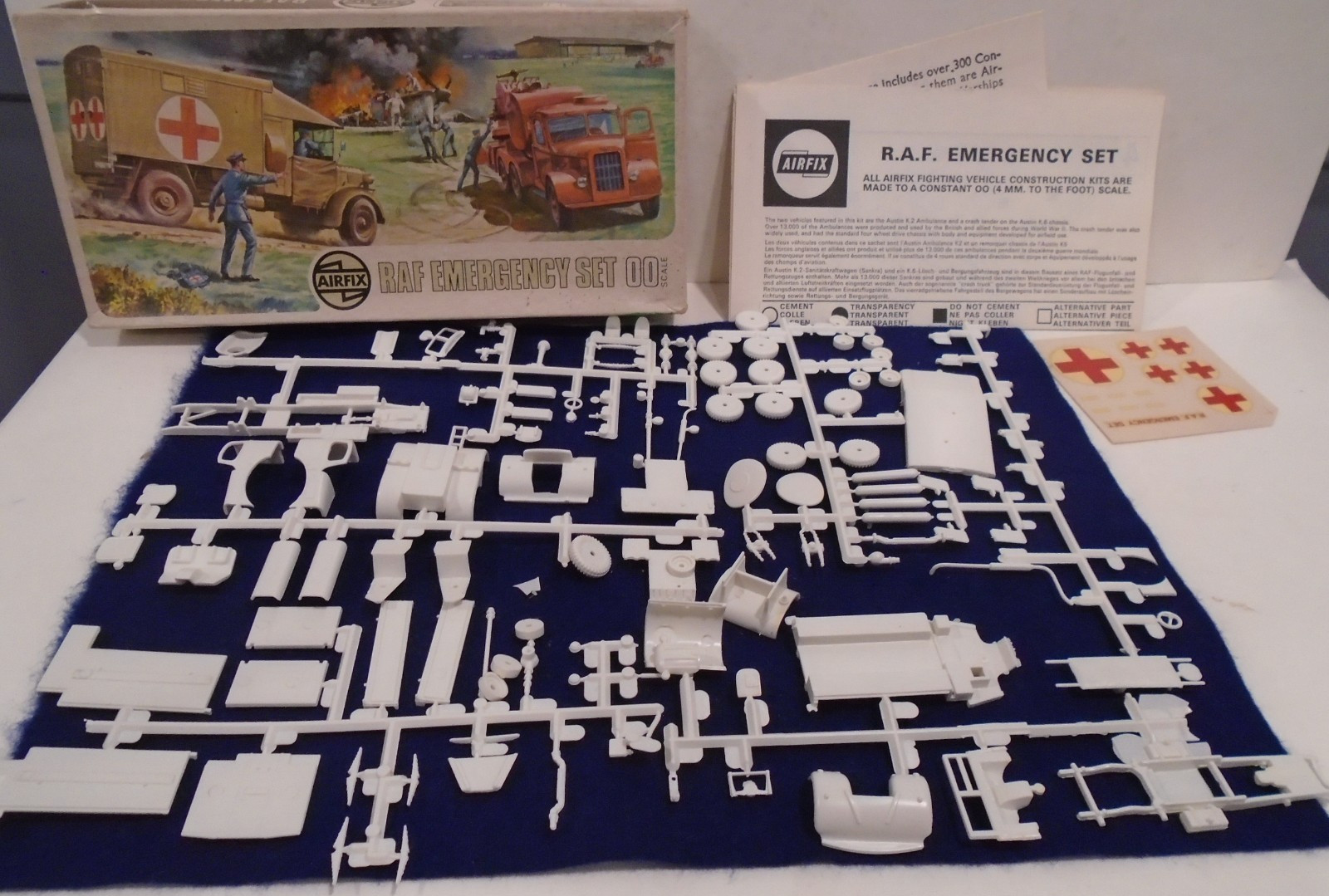 AIRFIX #02304-5 00 SCALE RAF EMERGENCY SET IN ORIGINAL BOX AIRFIX #02304-5 00 SCALE RAF EMERGENCY SET IN ORIGINAL BOX