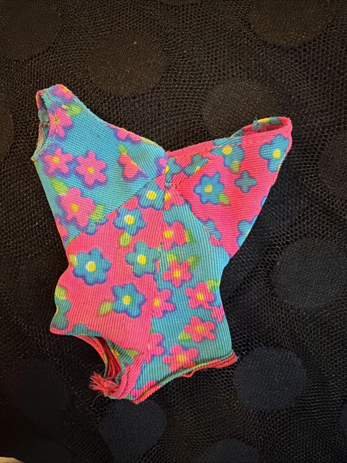 Rare 1969 Stacey Twist N Turn #1165 Original Swimsuit (blue & Pink) Variation