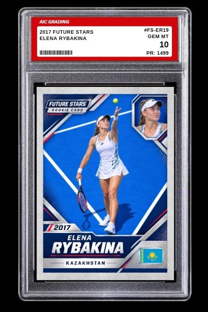 2017 Elena Rybakina Future Stars Rookie Card #FB-ER17 Limited Edition Graded 10 2017 Elena Rybakina Future Stars Rookie Card #FB-ER17 Limited Edition Graded 10