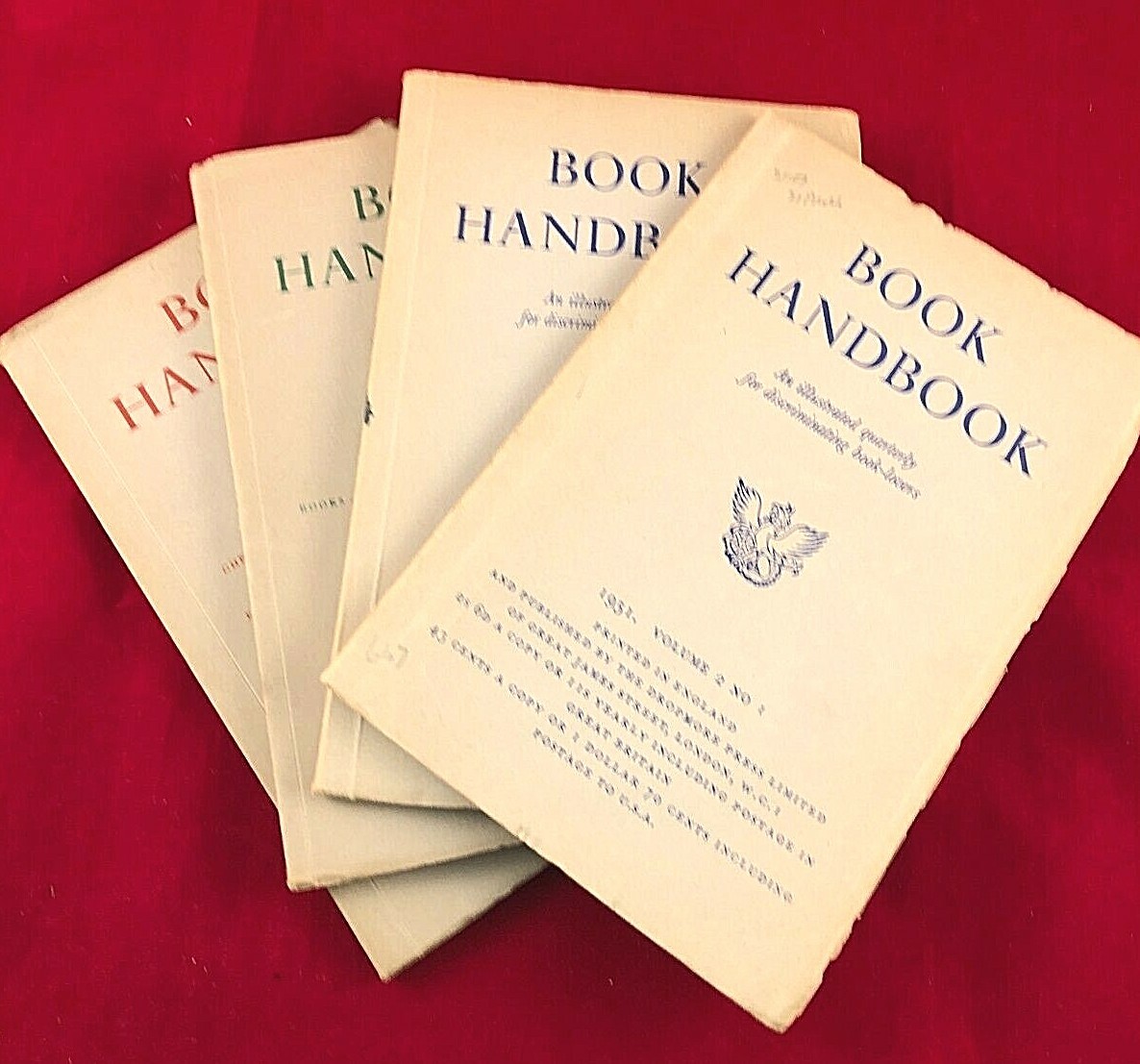 Book Handbook, An Illustrated Quarterly for... (Full Set for 1951) Vol.2, No 1-4 Book Handbook, An Illustrated Quarterly for... (Full Set for 1951) Vol.2, No 1-4