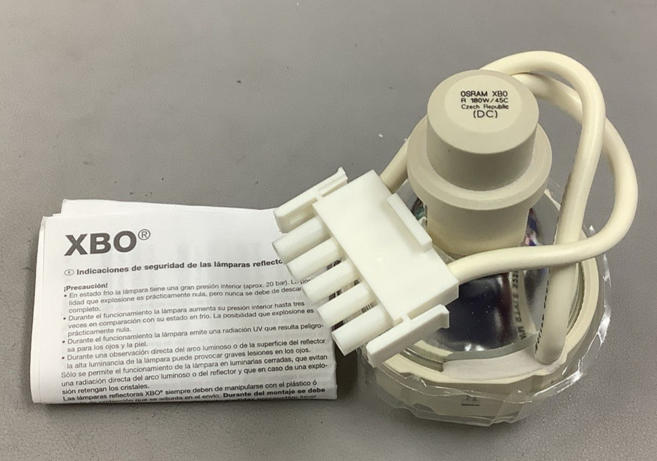 Osram XBO R 180W/45C OFR Xenon Short Arc Lamp 180W 14VDC (B466)