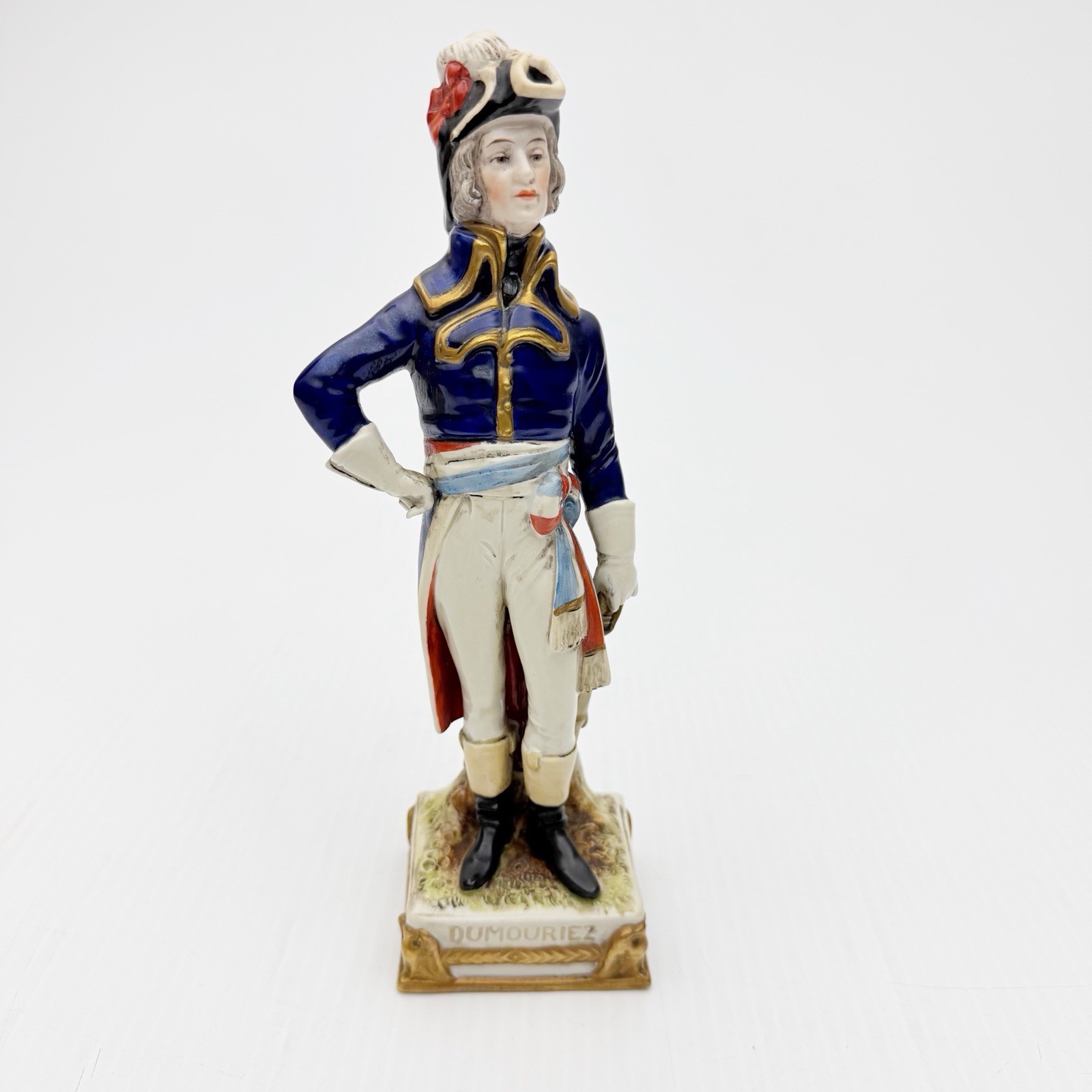 Vintage General Dumouriez Napoleonic Germany Porcelain Statue Figure 9.5 Inches Vintage General Dumouriez Napoleonic Germany Porcelain Statue Figure 9.5 Inches