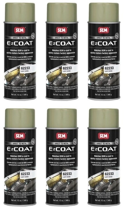 SEM 62233 EZ Coat Light Green Direct To Metal Spray (6 Pack) SEM 62233 EZ Coat Light Green Direct To Metal Spray (6 Pack)