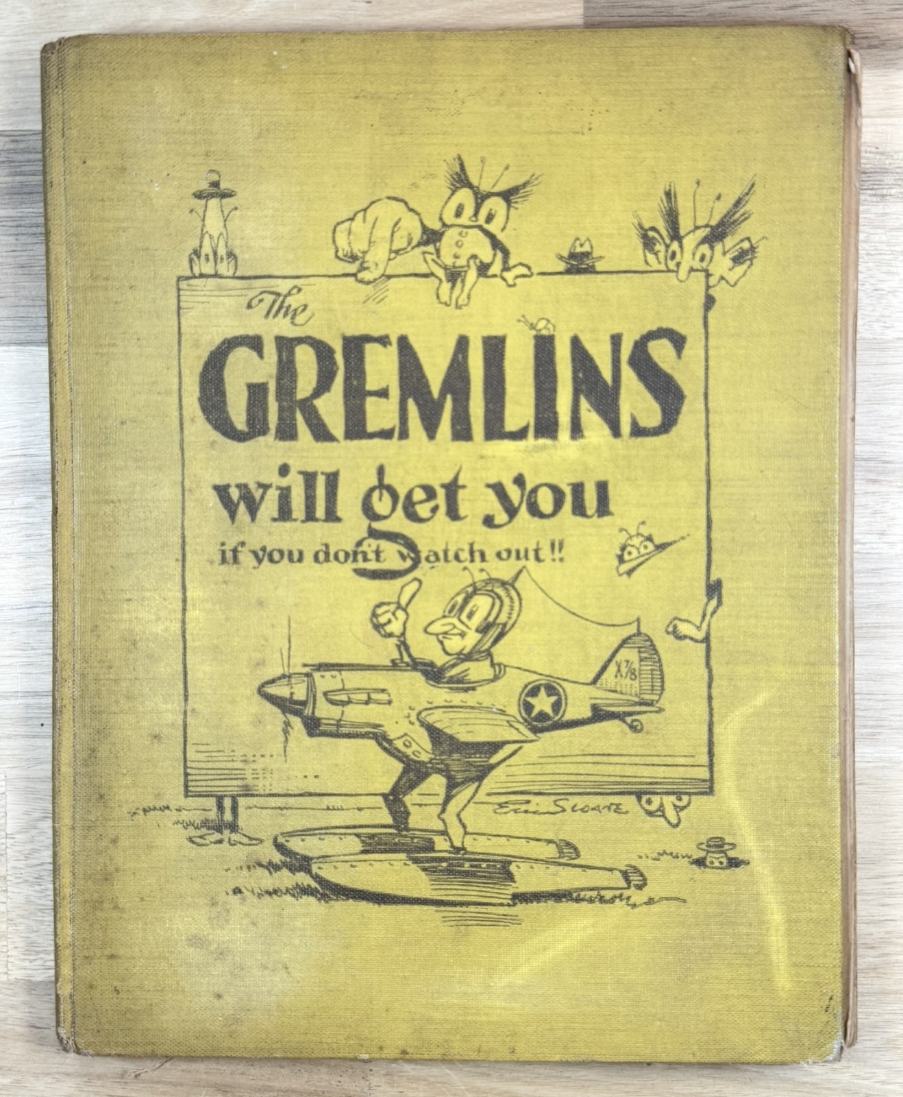 Gremlin Americanus Scrap Book of Gremlins 1942 Eric Sloane RARE 1st Edition Gremlin Americanus Scrap Book of Gremlins 1942 Eric Sloane RARE 1st Edition