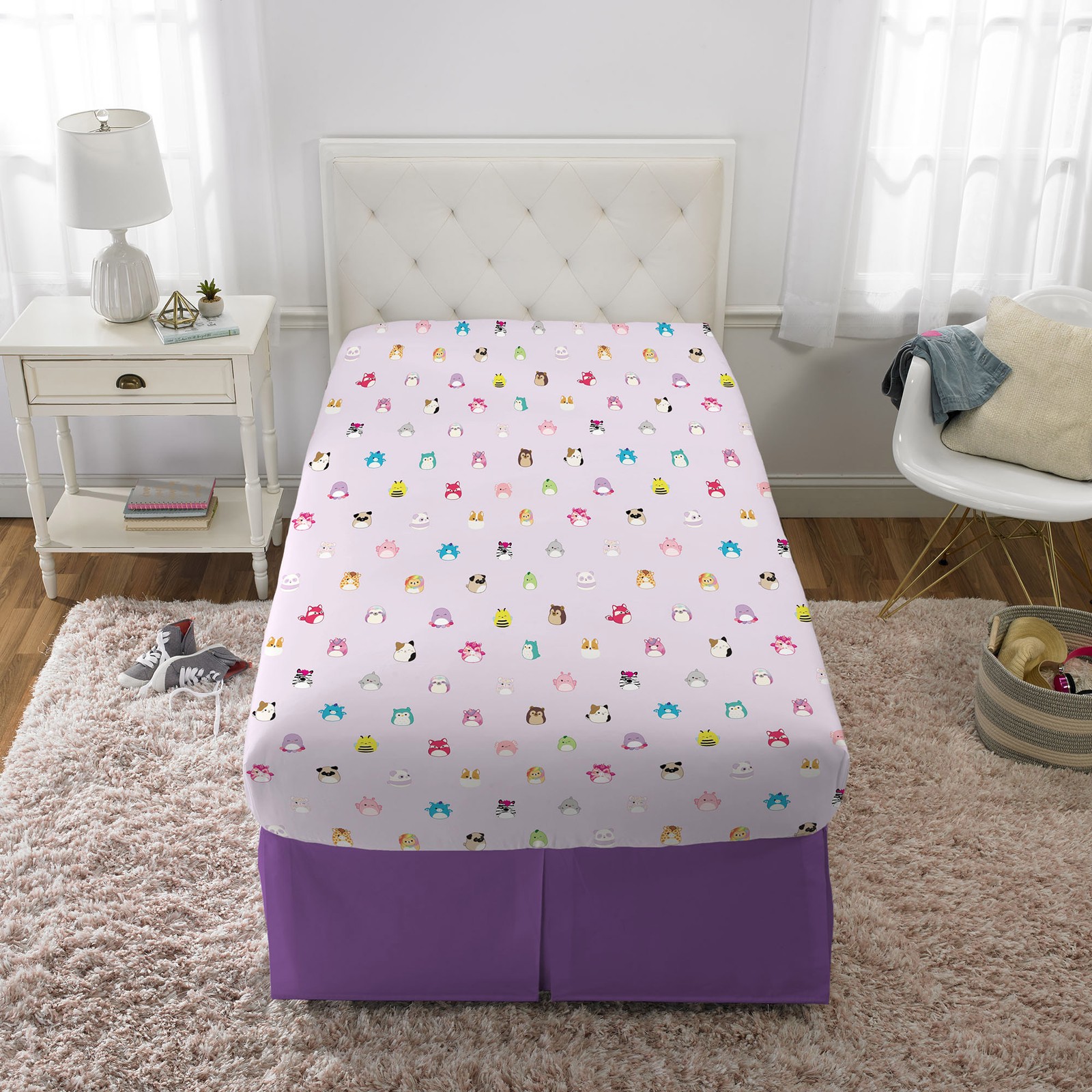 Squishmallows 4-piece Twin Bedding Set Squishmallows 4-piece Twin Bedding Set