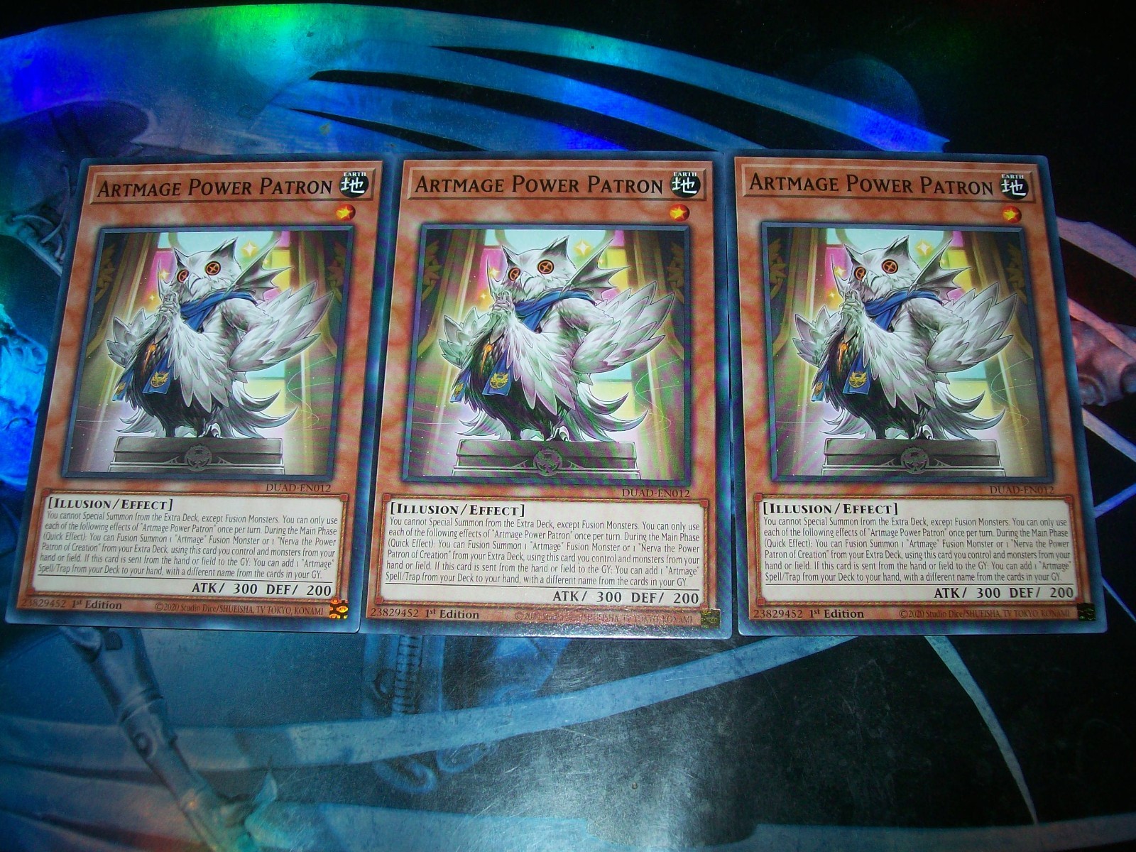 3x Artmage Power Patron 1st Edition Common DUAD-EN012 Yu-Gi-Oh 3x Artmage Power Patron 1st Edition Common DUAD-EN012 Yu-Gi-Oh